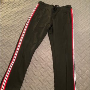 Black Divided Sweats